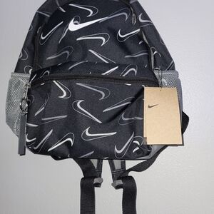 Nwt Nike Brasilia JDI Mini Black and Gray Boys Girls Kids Backpack Bag